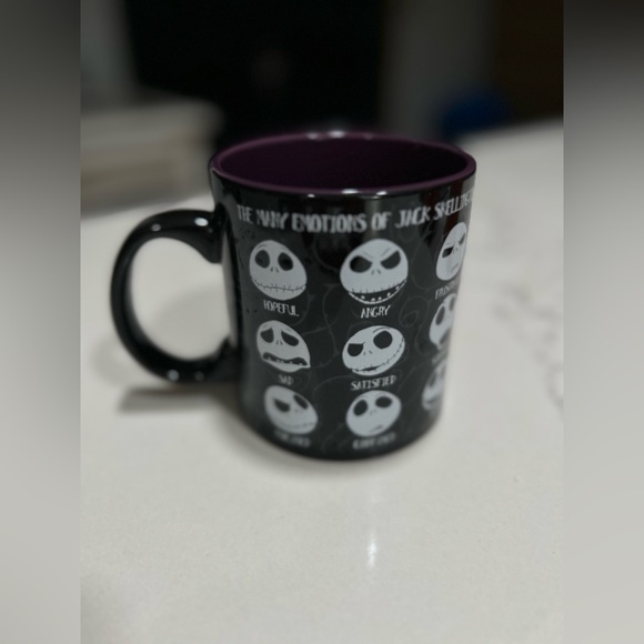Disney Tim Burton's Nightmare Before Xmas Jack Skellington Emotions Ceramic Mug - Picture 1 of 4